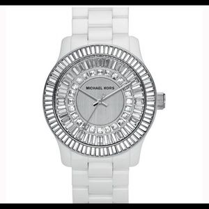 Michael Kors white ceramic watch